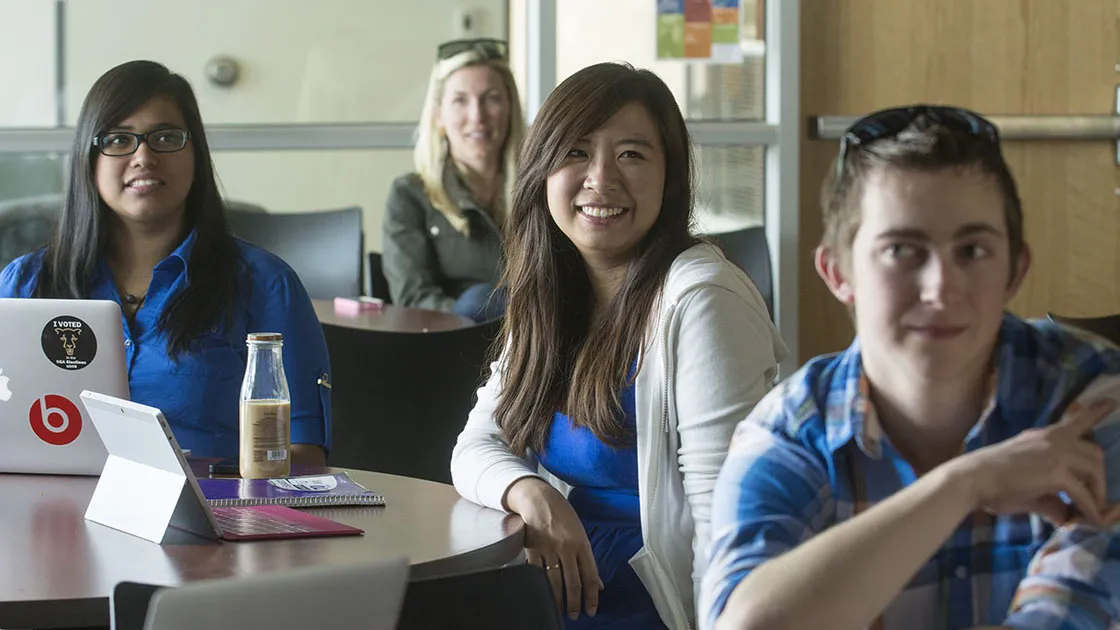 Students paying attention to the class