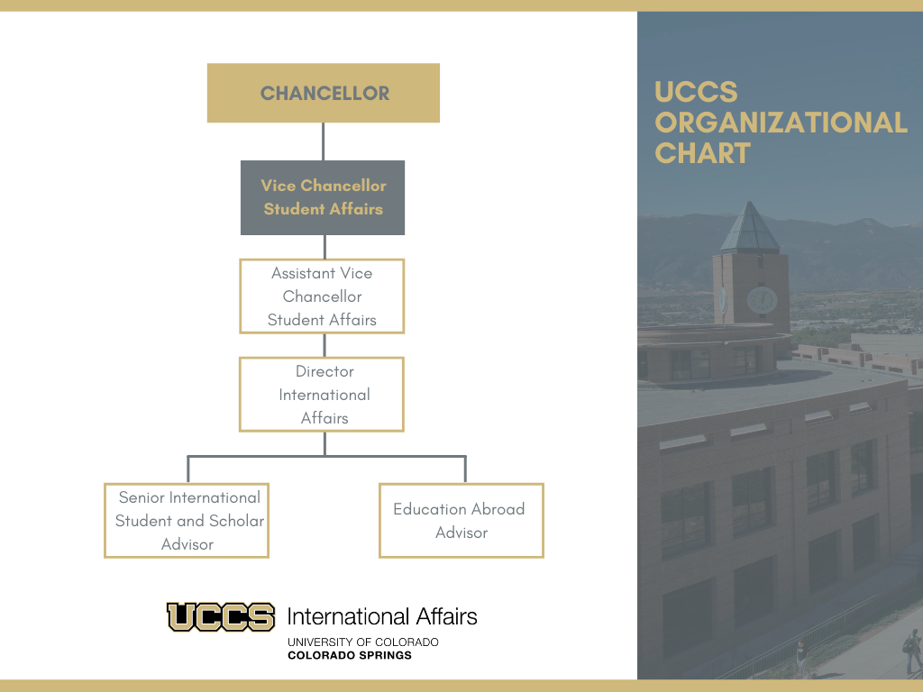 Organizational Chart of International Affairs